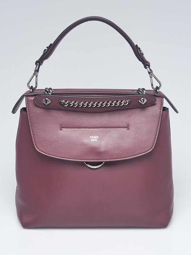 Fendi Style Boy Bag 26 Bordeaux detail 2