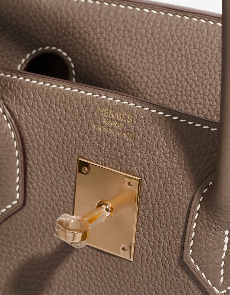 H Style Birkin-Style 30 Togo Etoupe detail 3