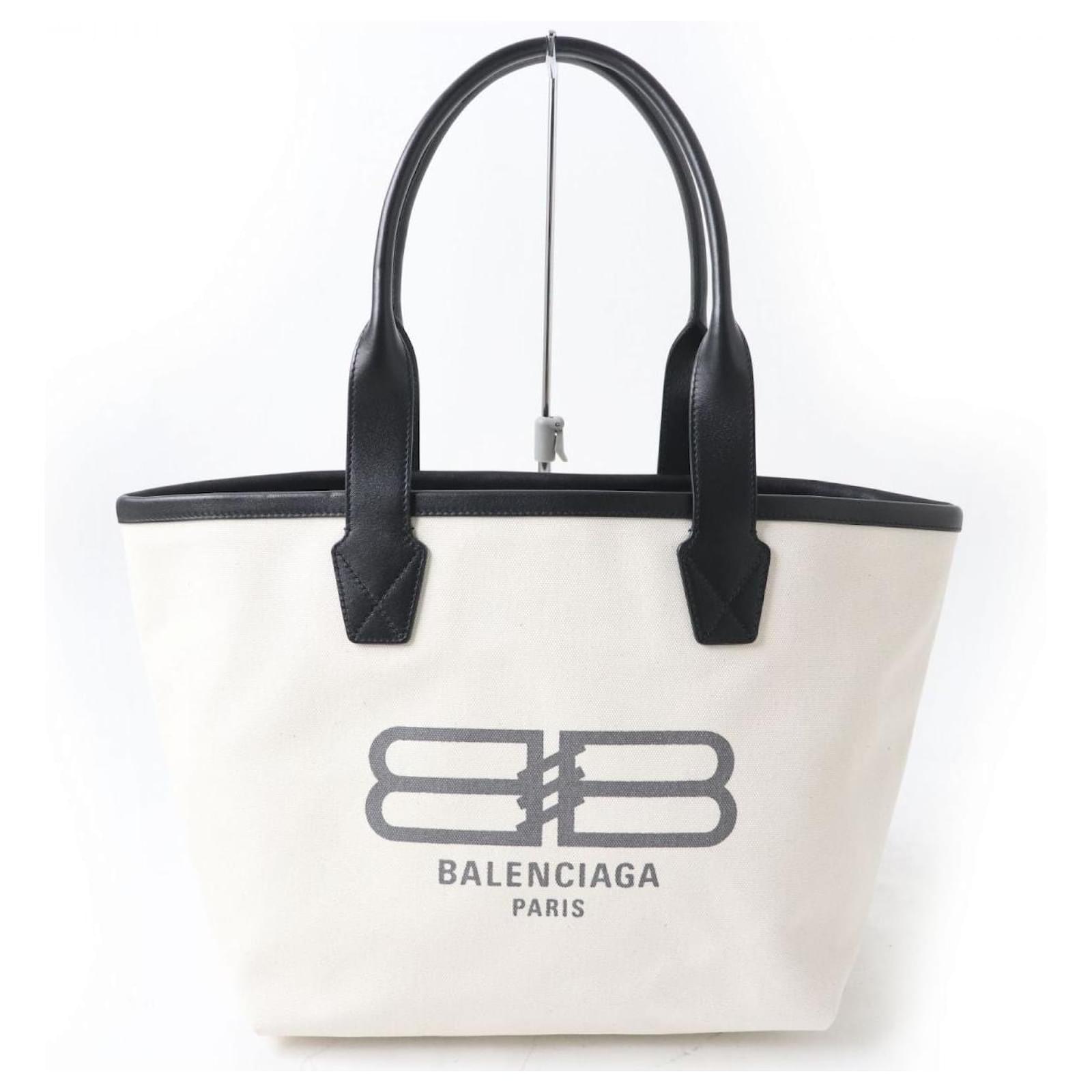 Balenciaga Style Book Tote 46 Ivory detail 3