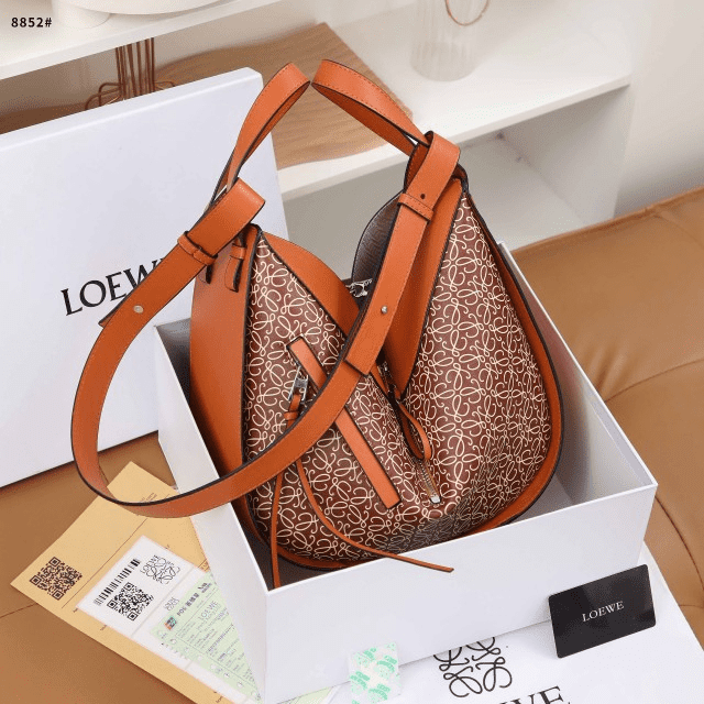H Style Hammock Nano 48 Brown Monogram detail 4
