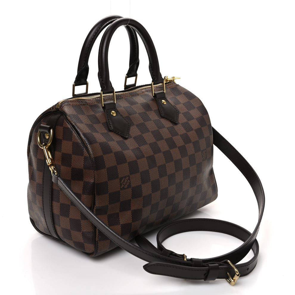 LV Style Damier Speedy 67 Cognac detail 4
