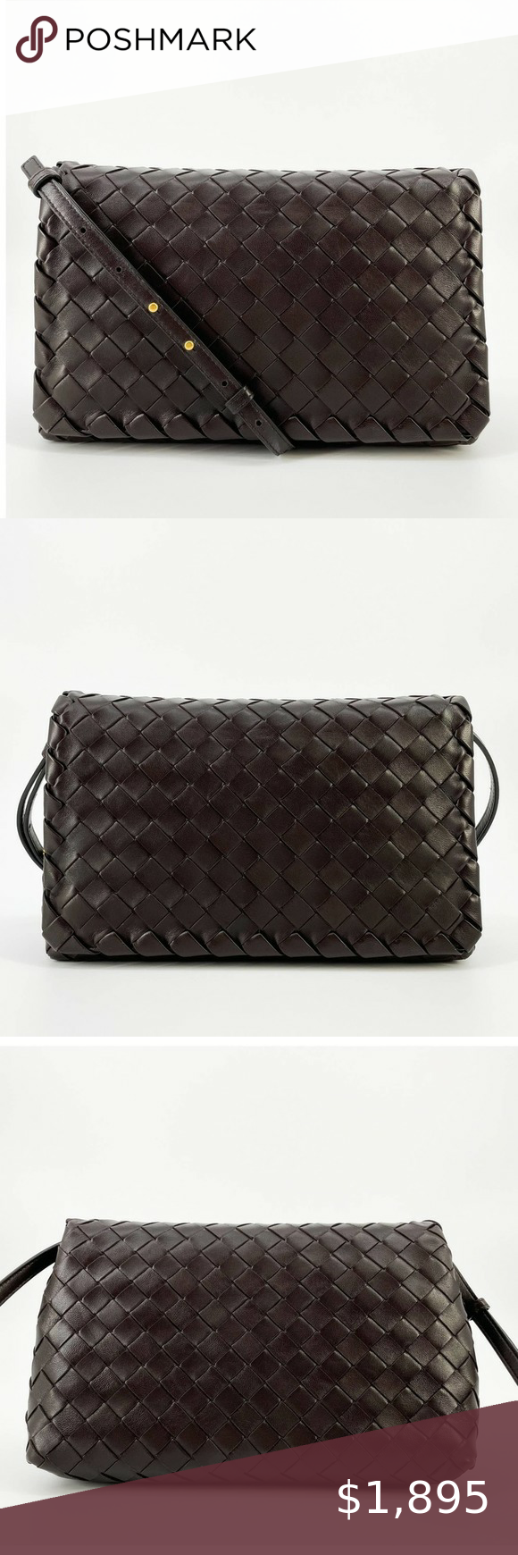 Bottega Style Classic Flap 68 Damier Ebene detail 3