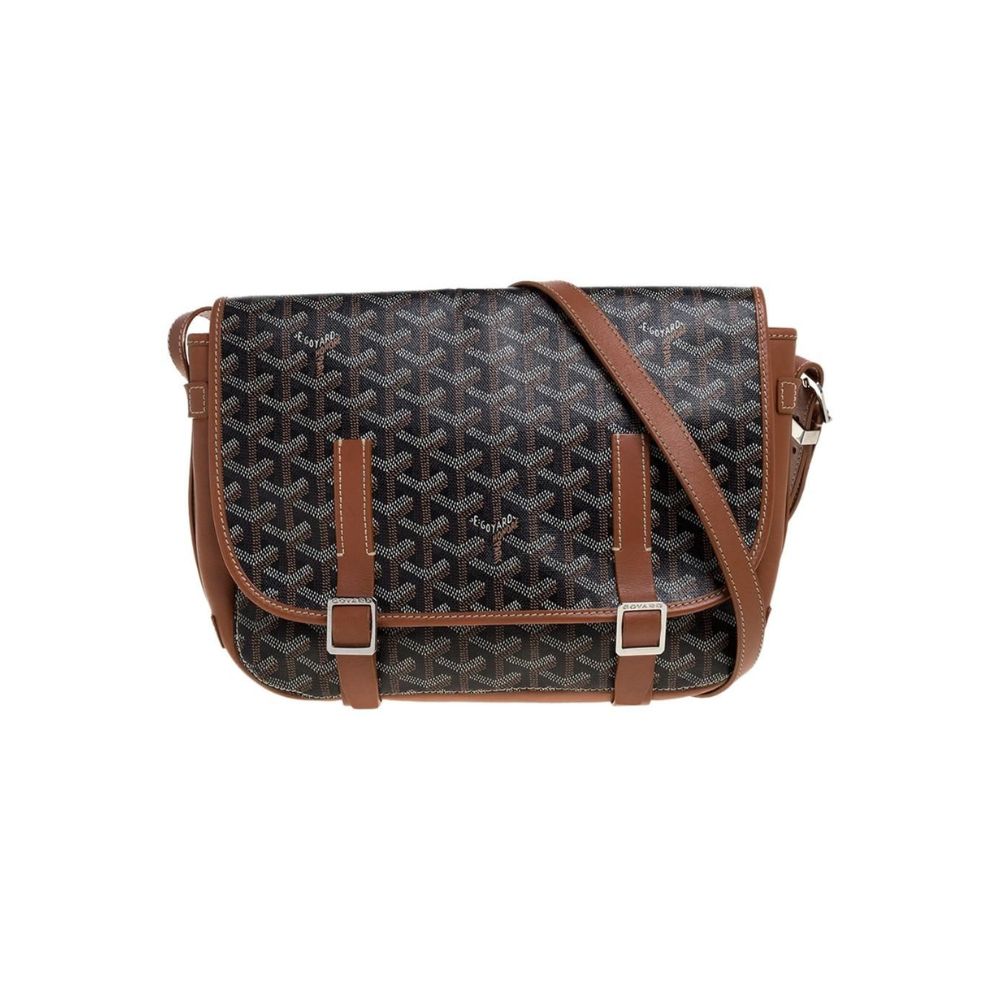 Goyard Style Saddle Bag 69 Almond detail 2