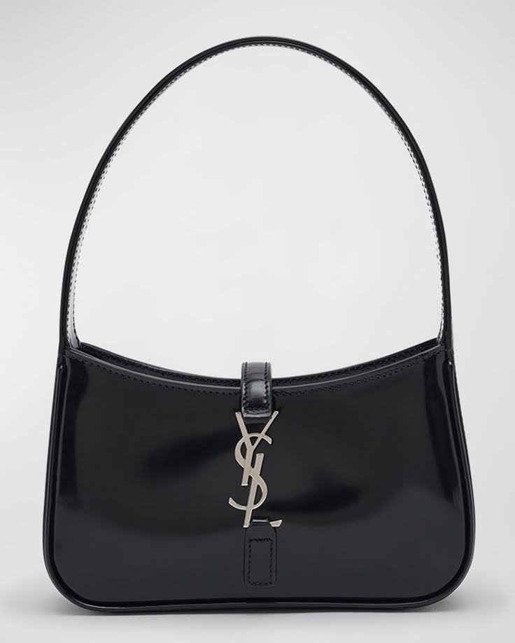 YSL Style Le 5 à 7 Shoulder Nero detail 4