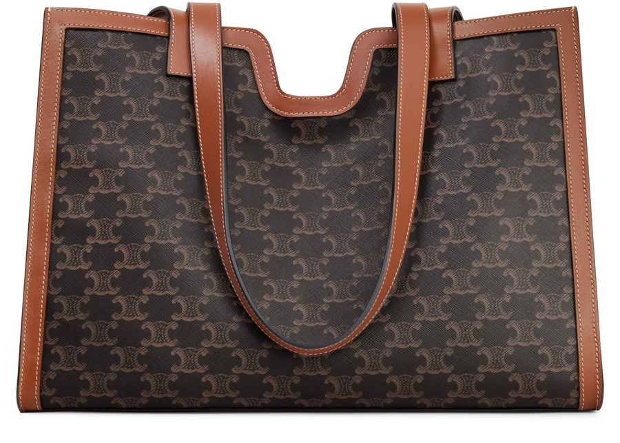 Celine Style Cabas 16 72 Brown Monogram detail 2
