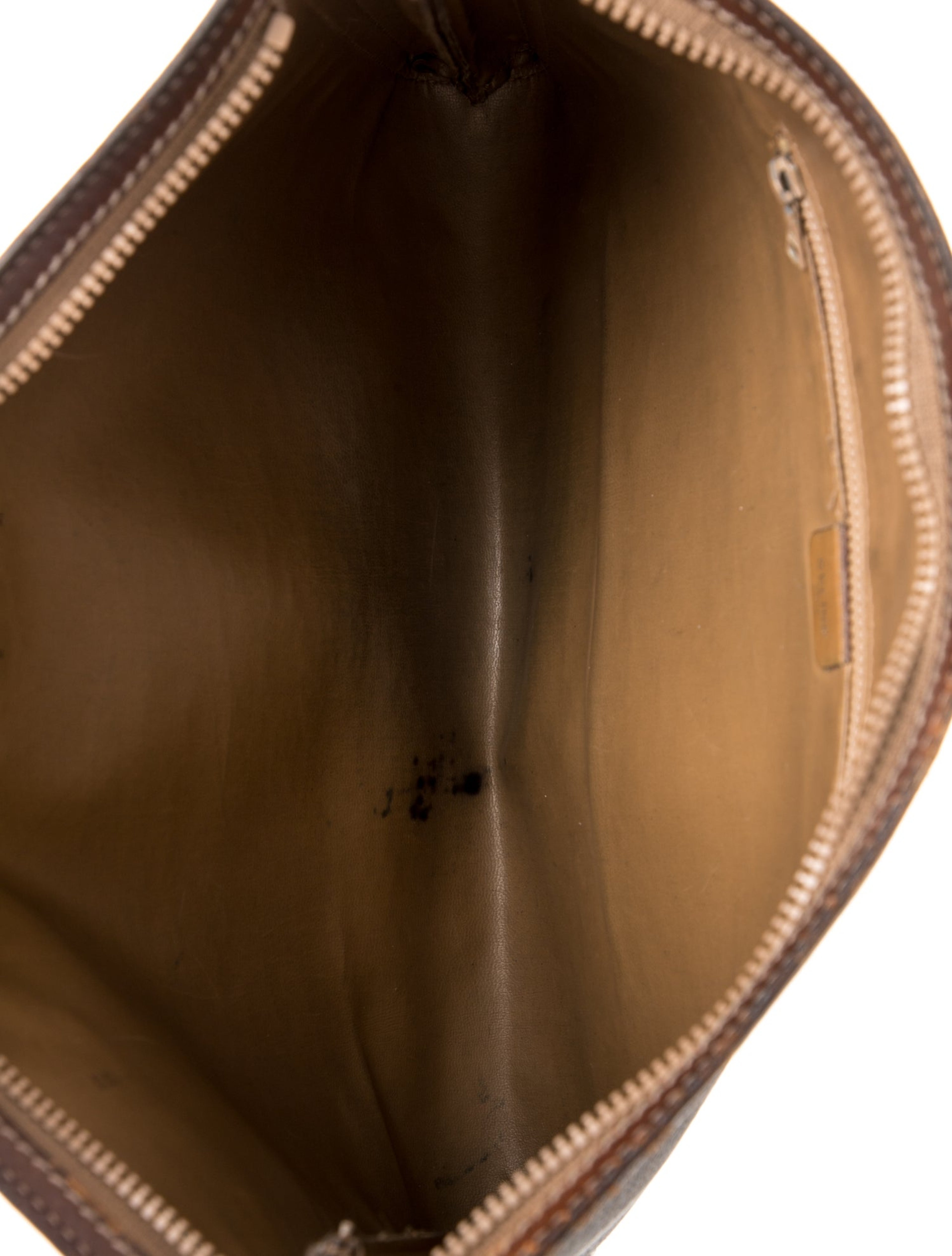 Celine Style Andiamo 75 Brown Monogram detail 2