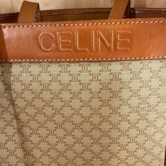 Celine Style Andiamo 75 Brown Monogram detail 4