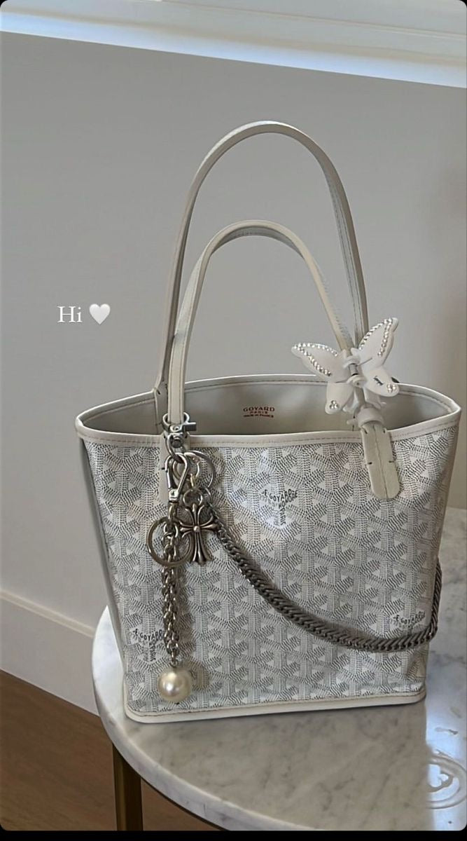 Goyard Style Constance Mini 77 Beige detail 4
