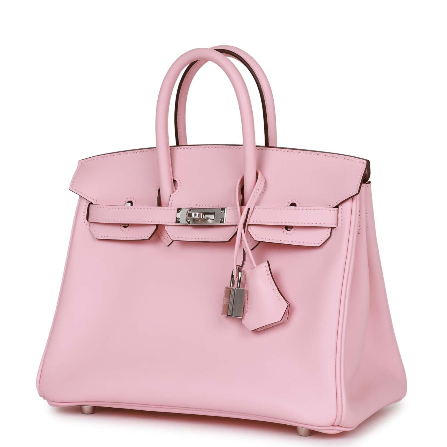 Celine Style Birkin-Style 25 79 Rose Ballerine detail 2