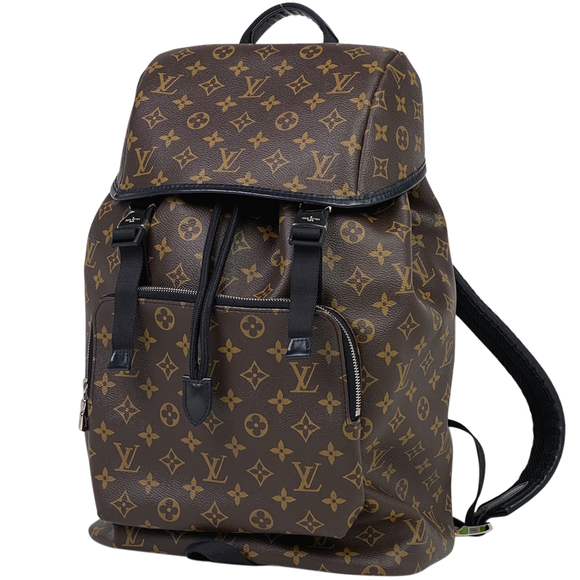 LV Style Macassar Explorer Backpack Brown detail 2