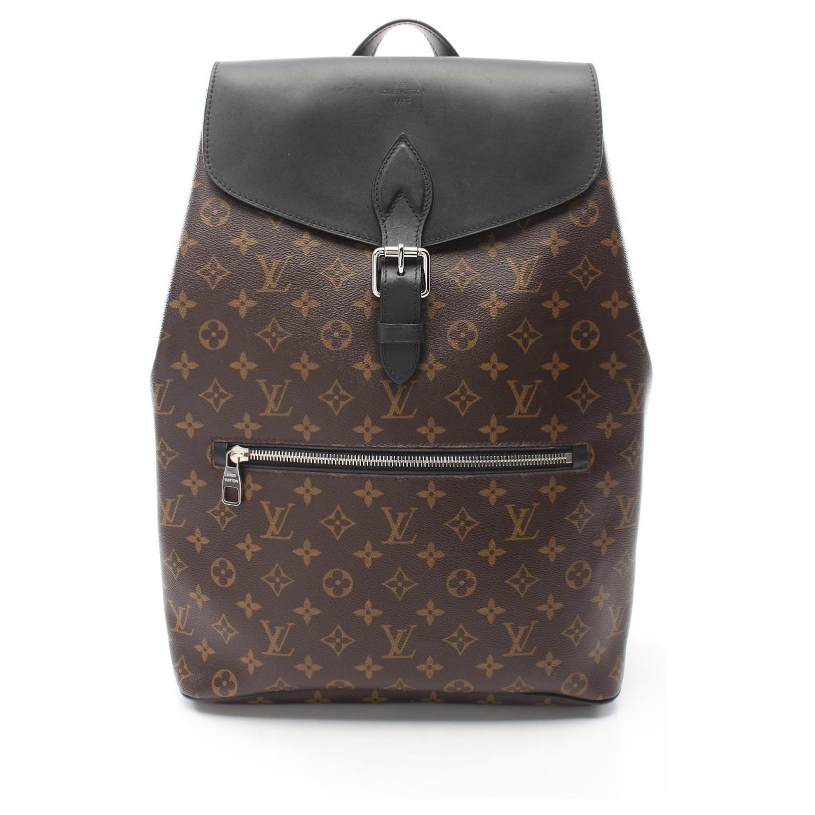 LV Style Macassar Explorer Backpack Brown detail 4