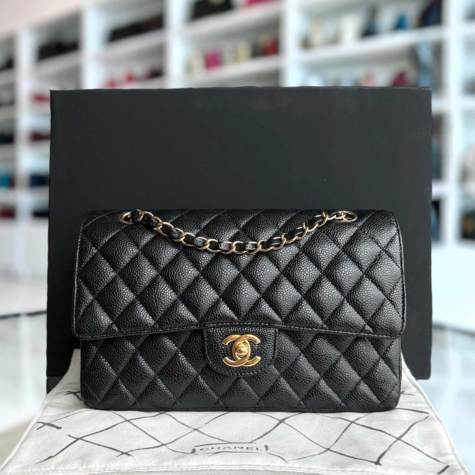 C Style Classic Flap 80 Nero detail 2