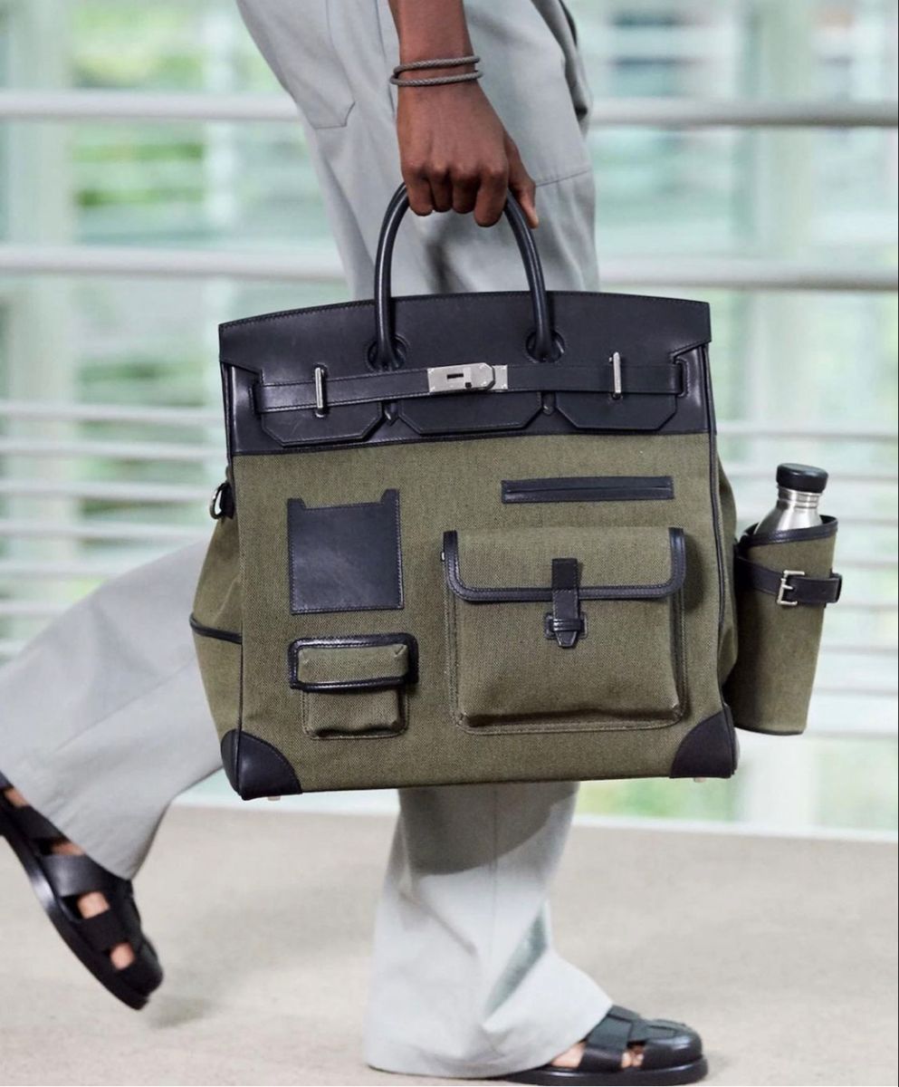 Balenciaga Style Birkin-Style 25 83 Olive detail 2