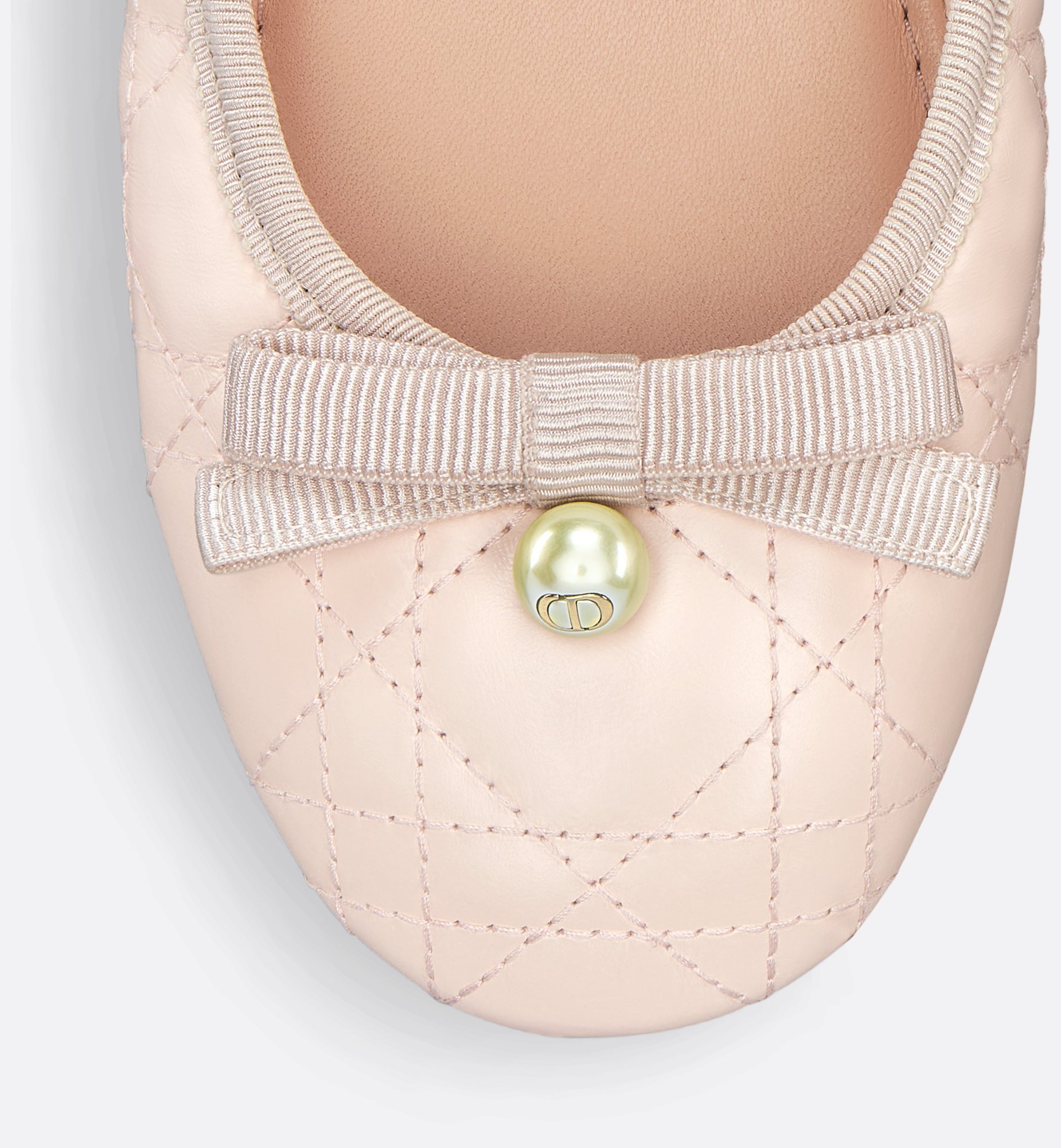 Dior Style Jackie 1961 87 Rose Ballerine detail 4