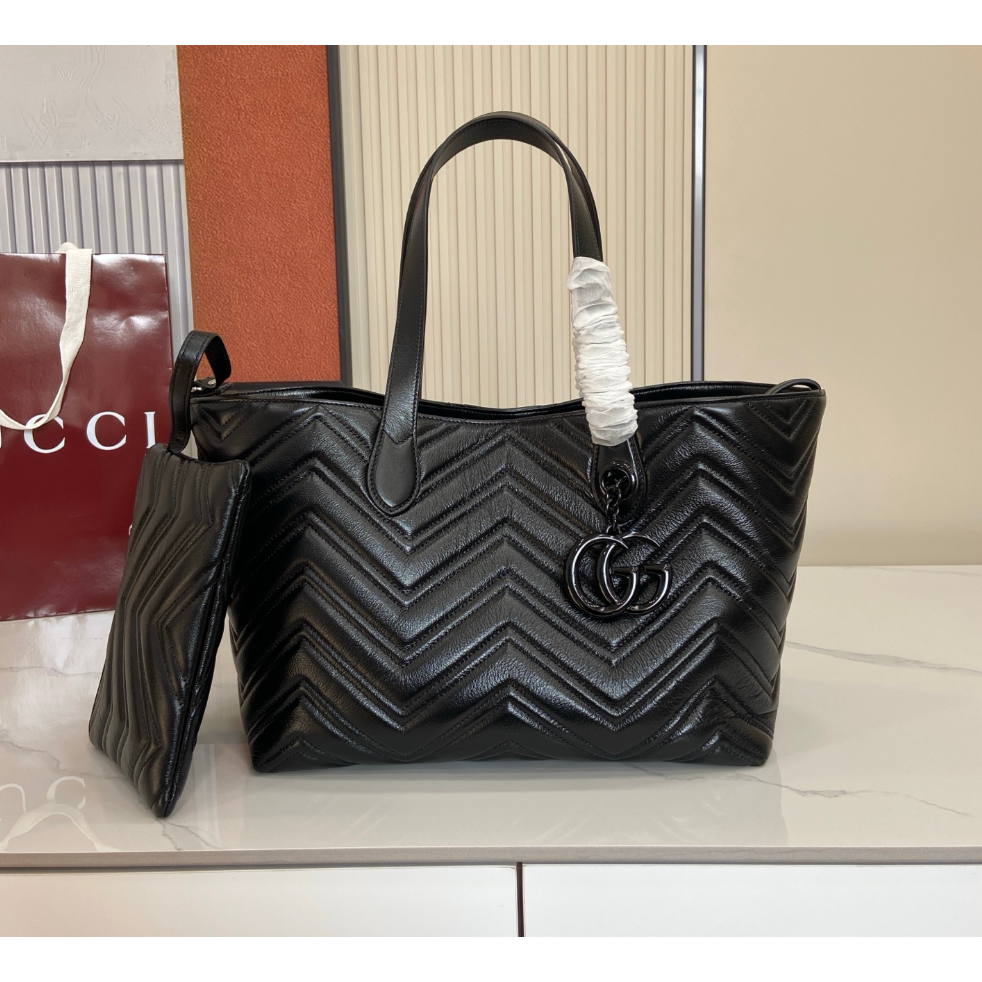 Celine Style GG Marmont 90 Almond detail 4