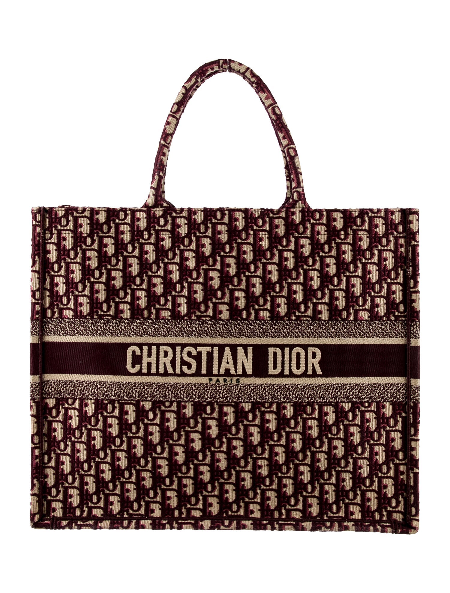 Dior Style Book Tote 91 Bordeaux detail 2