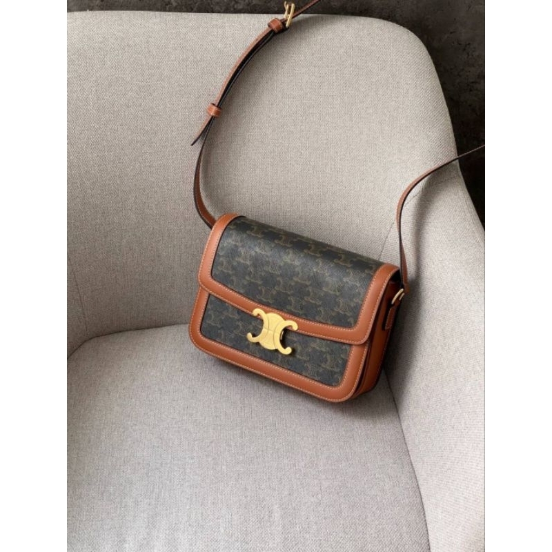 Celine Style Jodie Small 110 Brown Monogram detail 2