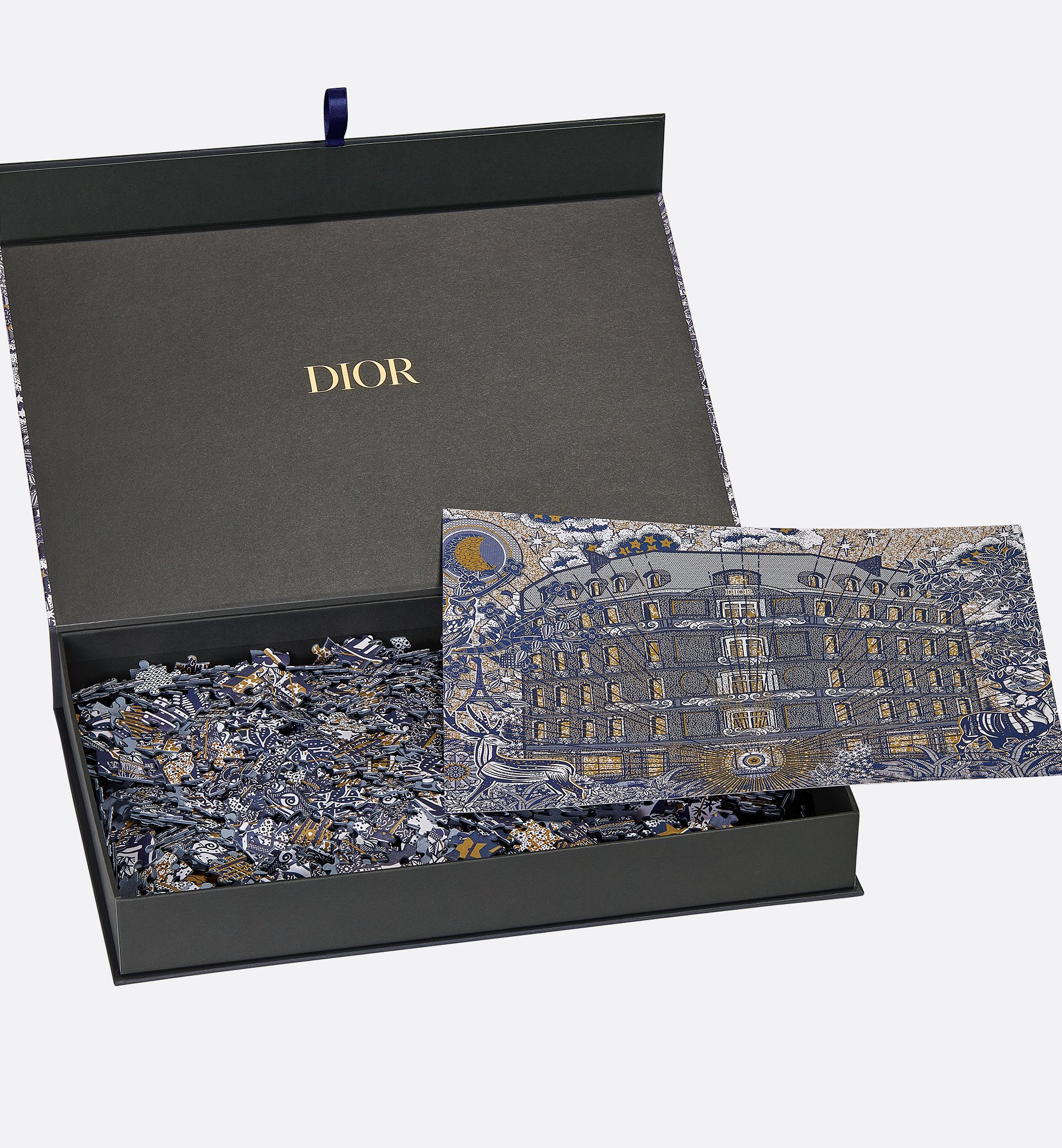 Dior Style Puzzle Small 97 Ivory detail 4