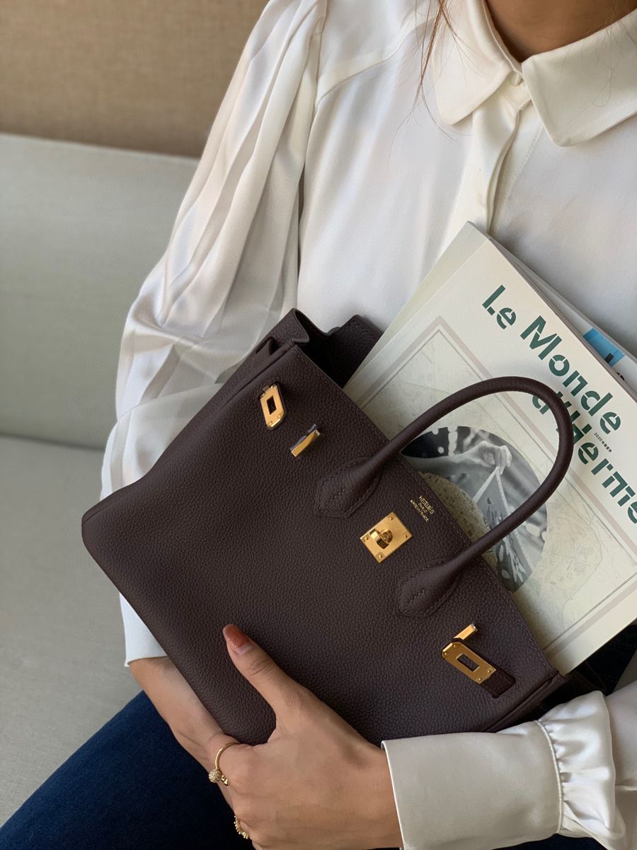Dior Style Birkin-Style 25 99 Brown Monogram detail 3