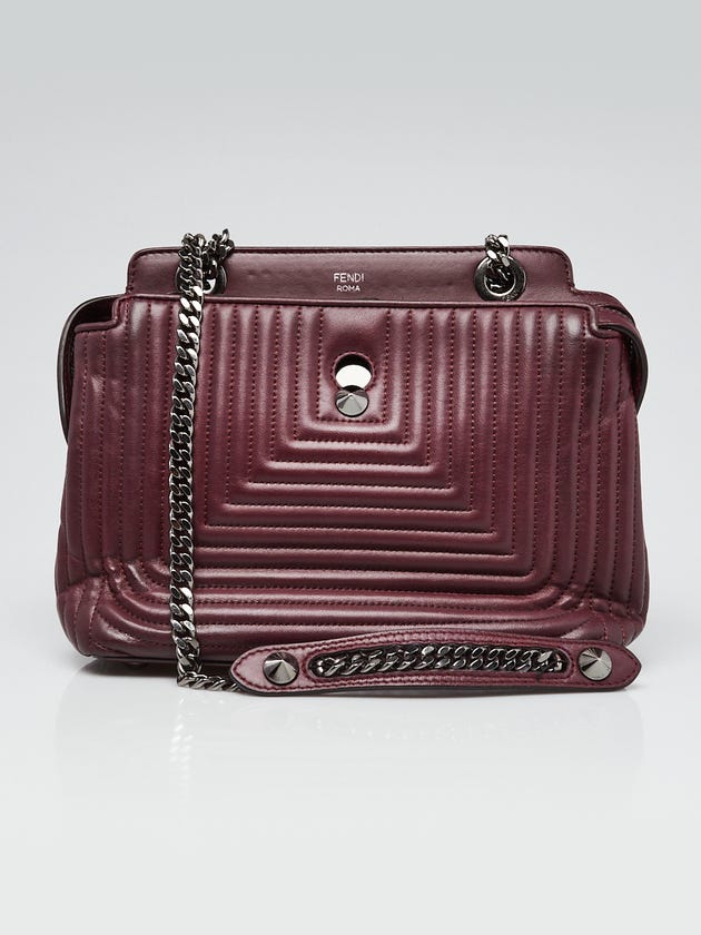 Fendi Style Jodie Small 100 Bordeaux detail 4