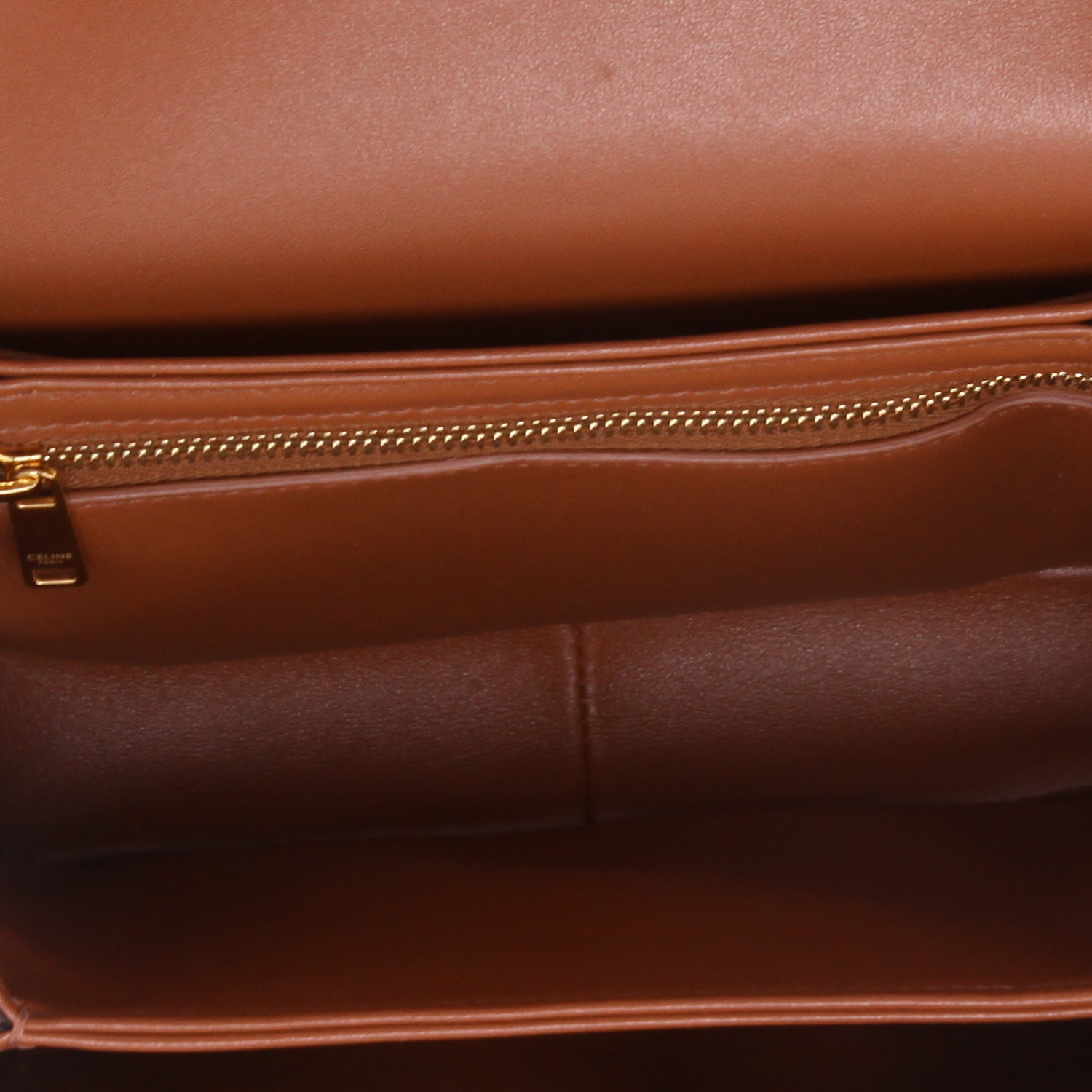 Balenciaga Style Triomphe Teen 105 Cognac detail 3