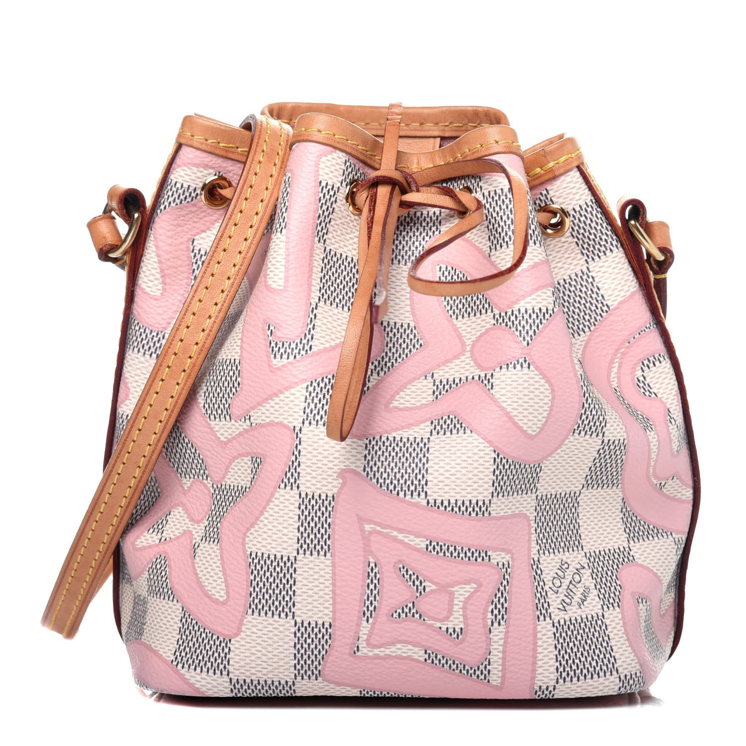 LV Style Nano Noé Bucket Rose Ballerine detail 2