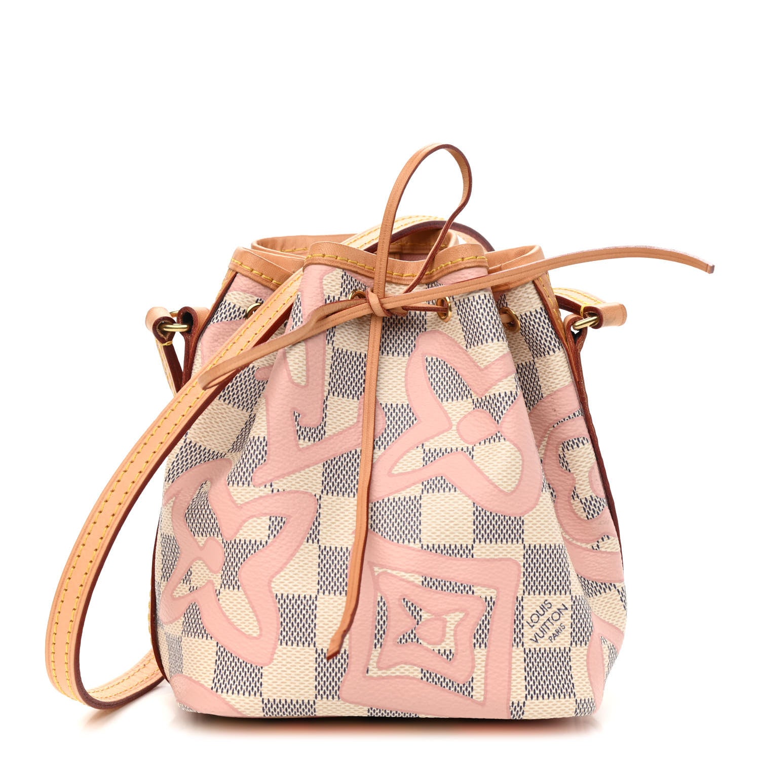 LV Style Nano Noé Bucket Rose Ballerine detail 3