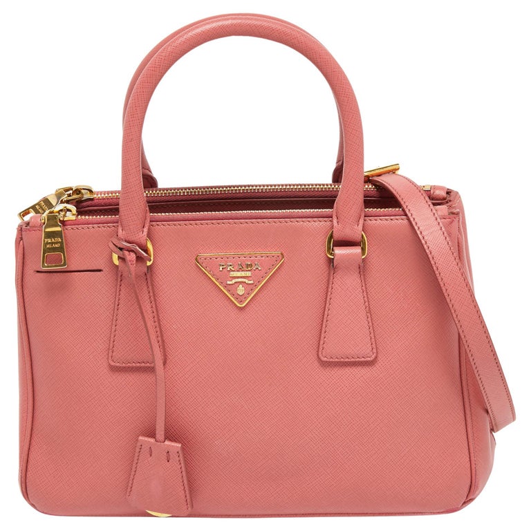 Prada Style Book Tote 116 Rose Ballerine detail 3