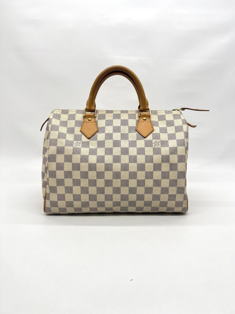 Bottega Style Damier Speedy 117 Etoupe detail 3