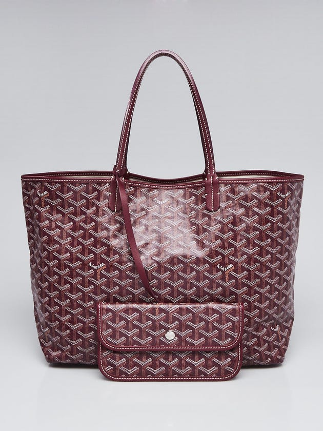 Goyard Style Luco Tote 120 Bordeaux detail 3