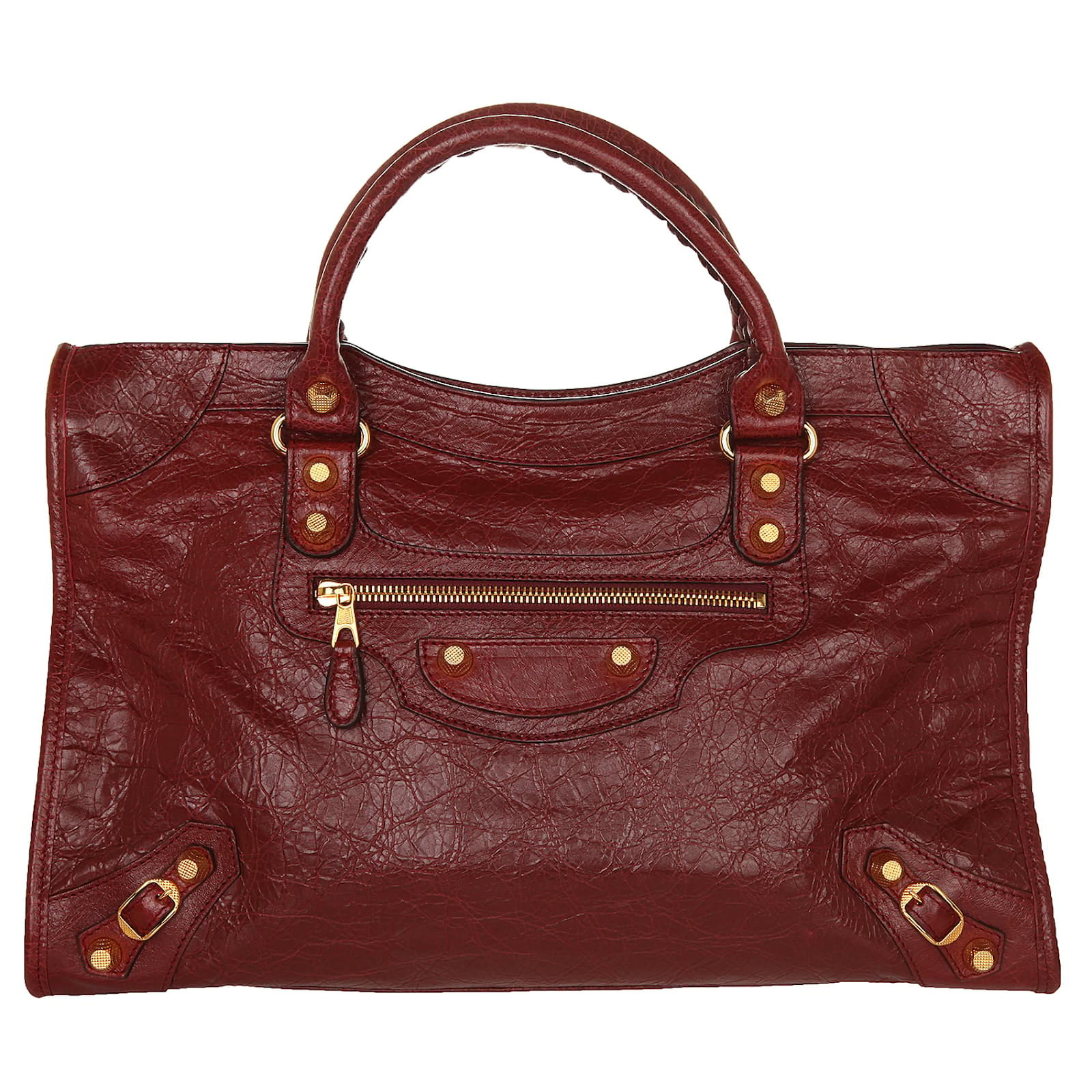 Balenciaga Style Sac de Jour 130 Bordeaux detail 2