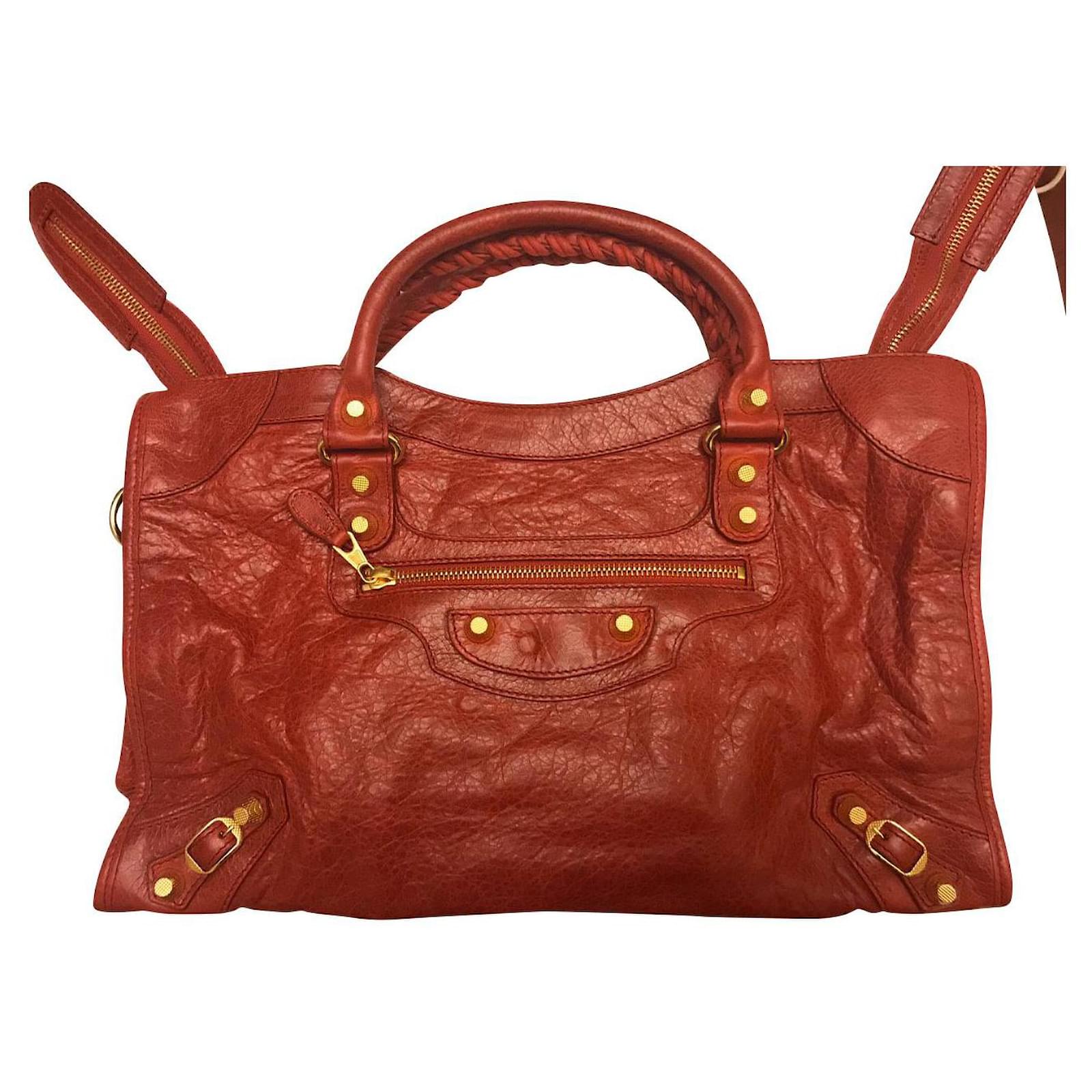 Balenciaga Style Sac de Jour 130 Bordeaux detail 3