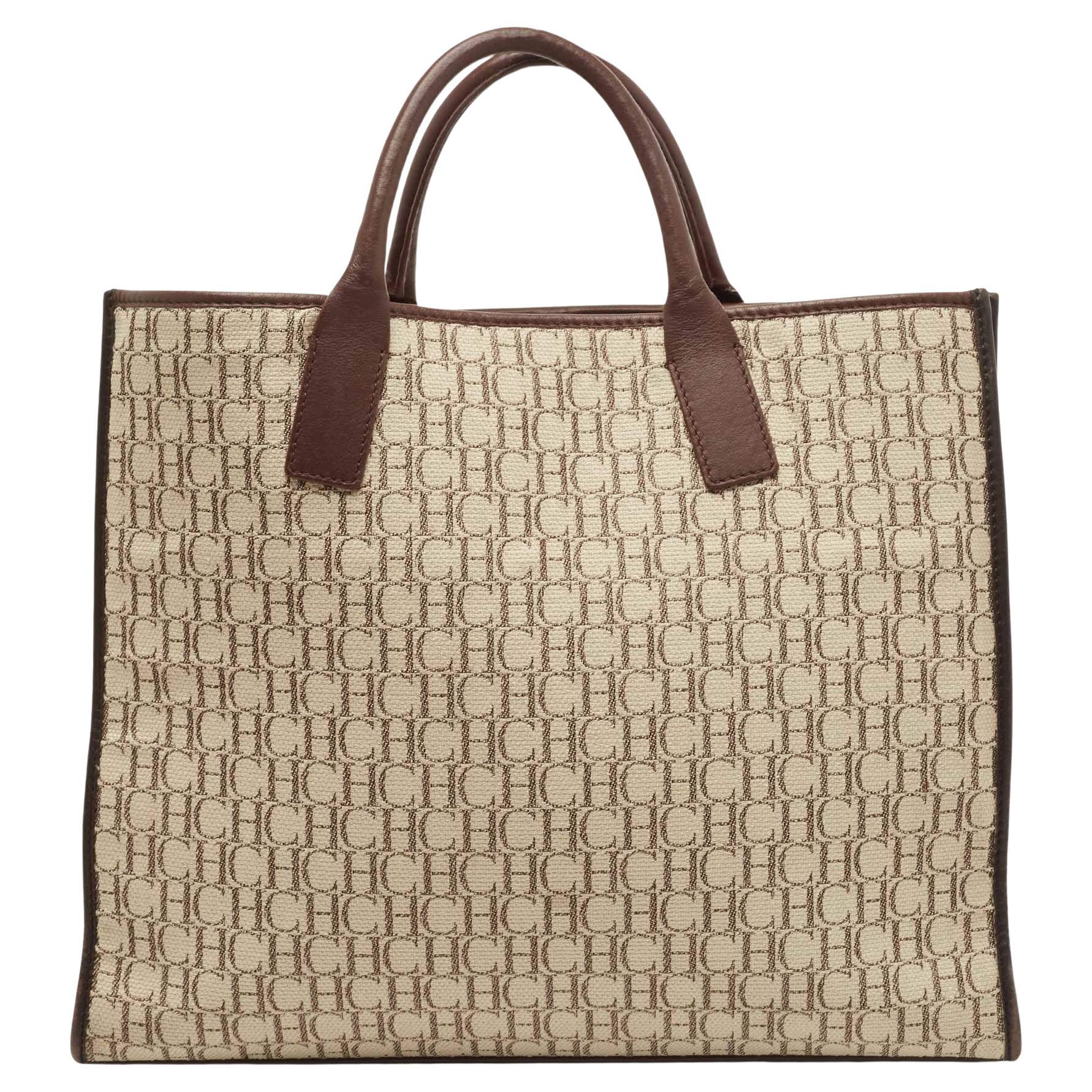 H Style Book Tote 132 Brown Monogram detail 4