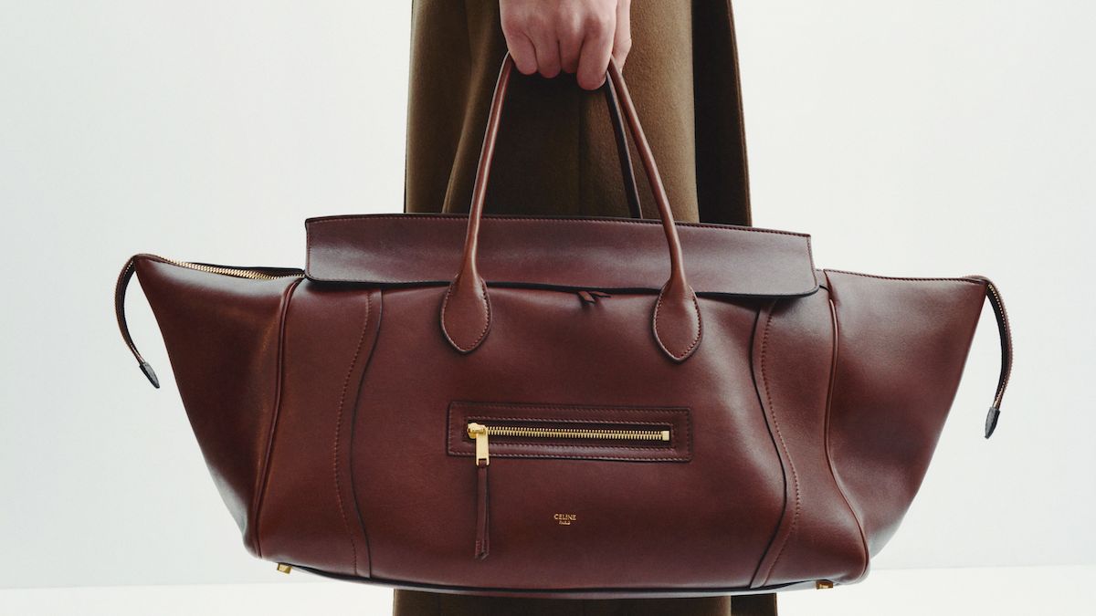Celine Style Sac de Jour 133 Olive detail 4