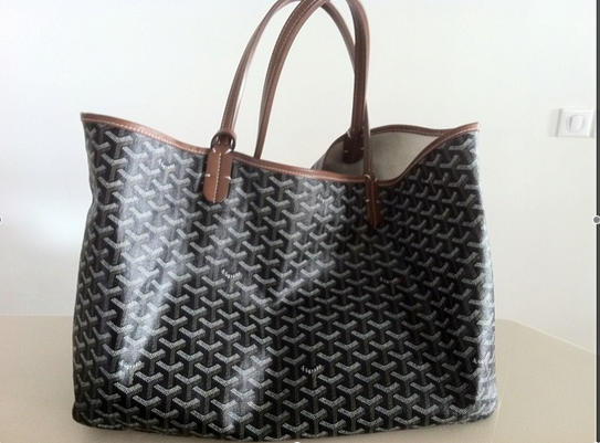 Goyard Style Luco Tote 136 Damier Ebene detail 2