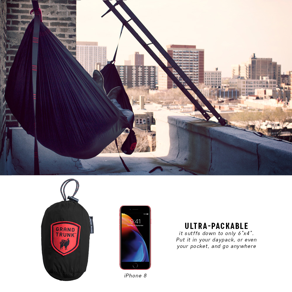 H Style Hammock Nano 140 Nero detail 4