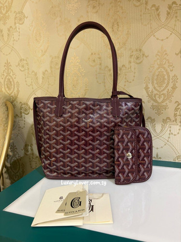 Loewe Style Anjou Mini 145 Bordeaux detail 4