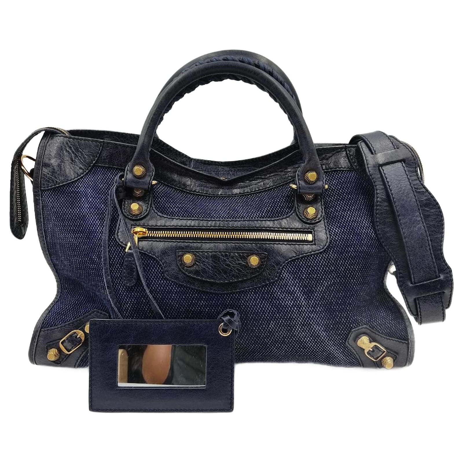 Balenciaga Style Sac de Jour 151 Bleu Nuit detail 3