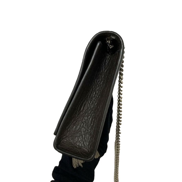 Bottega Style Kate Tassel 153 Brown Monogram detail 3
