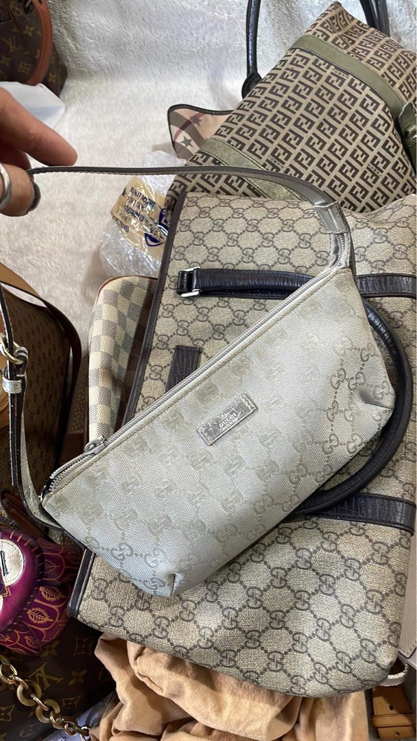 Gucci Style Baguette Reissue 161 Olive detail 3