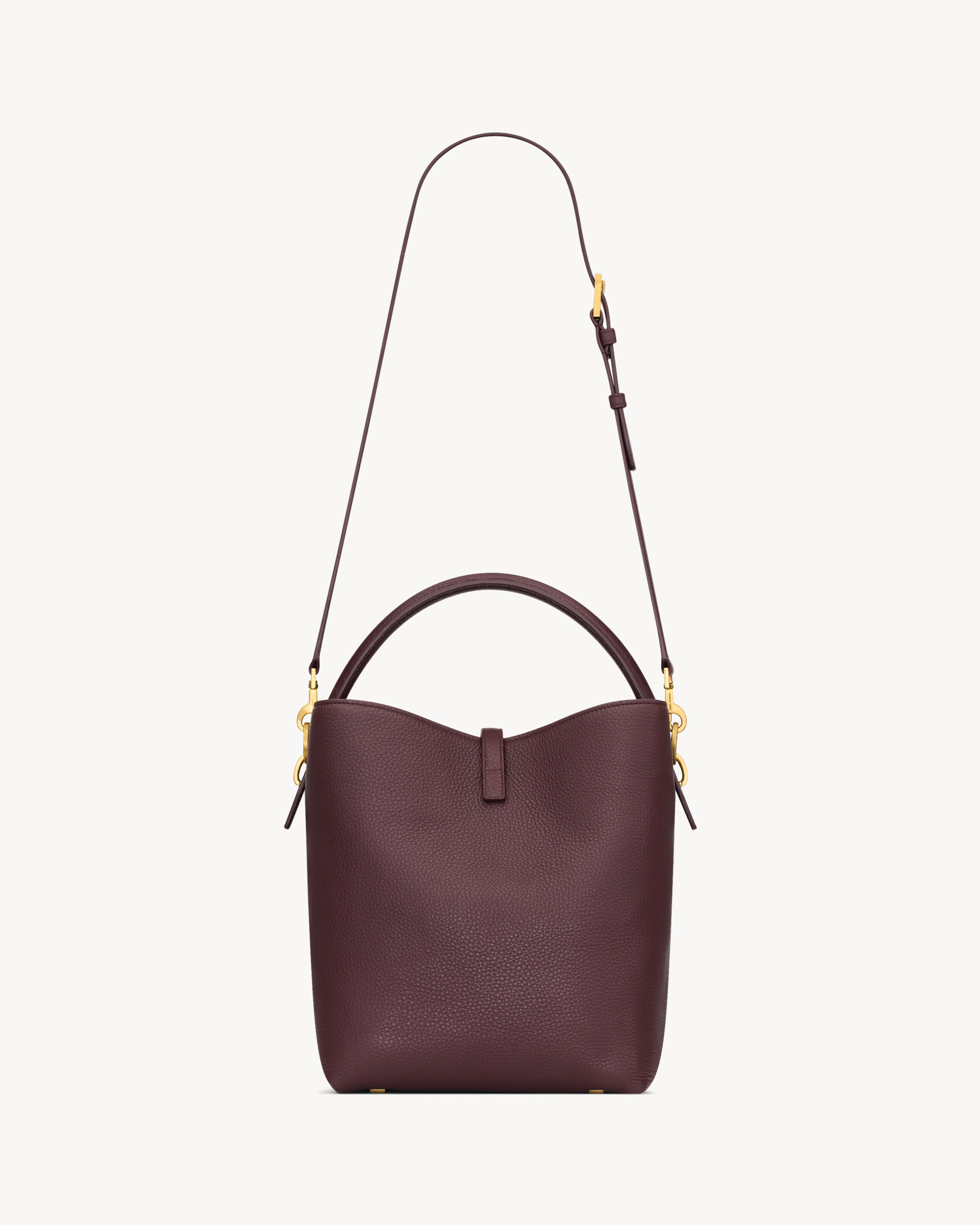 YSL Style Triomphe Teen 163 Bordeaux detail 4