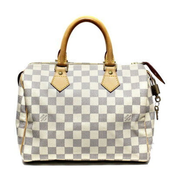 LV Style Damier Speedy 172 Ivory detail 2