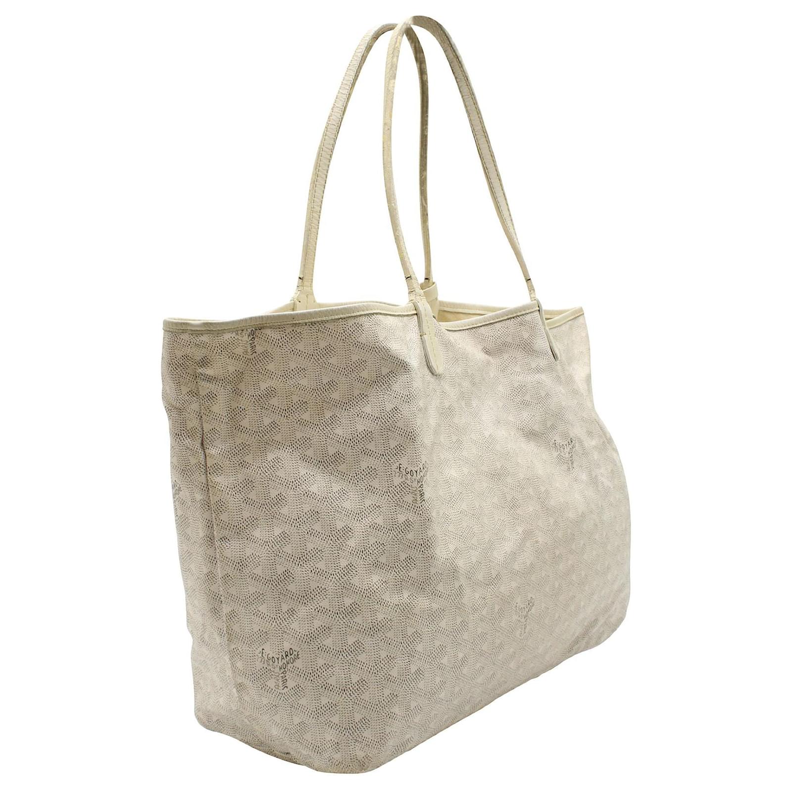 Goyard Style Book Tote 182 Ivory detail 2