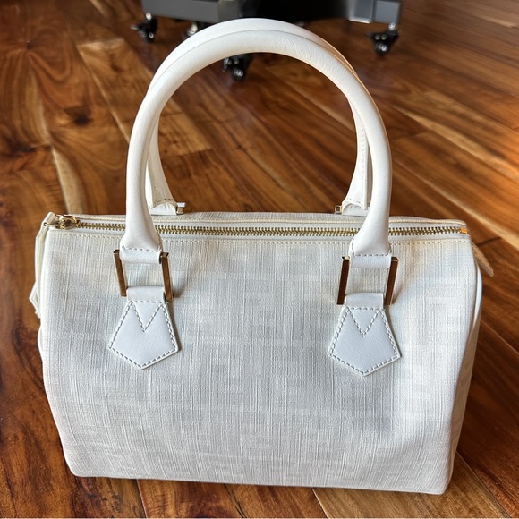 Fendi Style Damier Speedy 183 Ivory detail 3