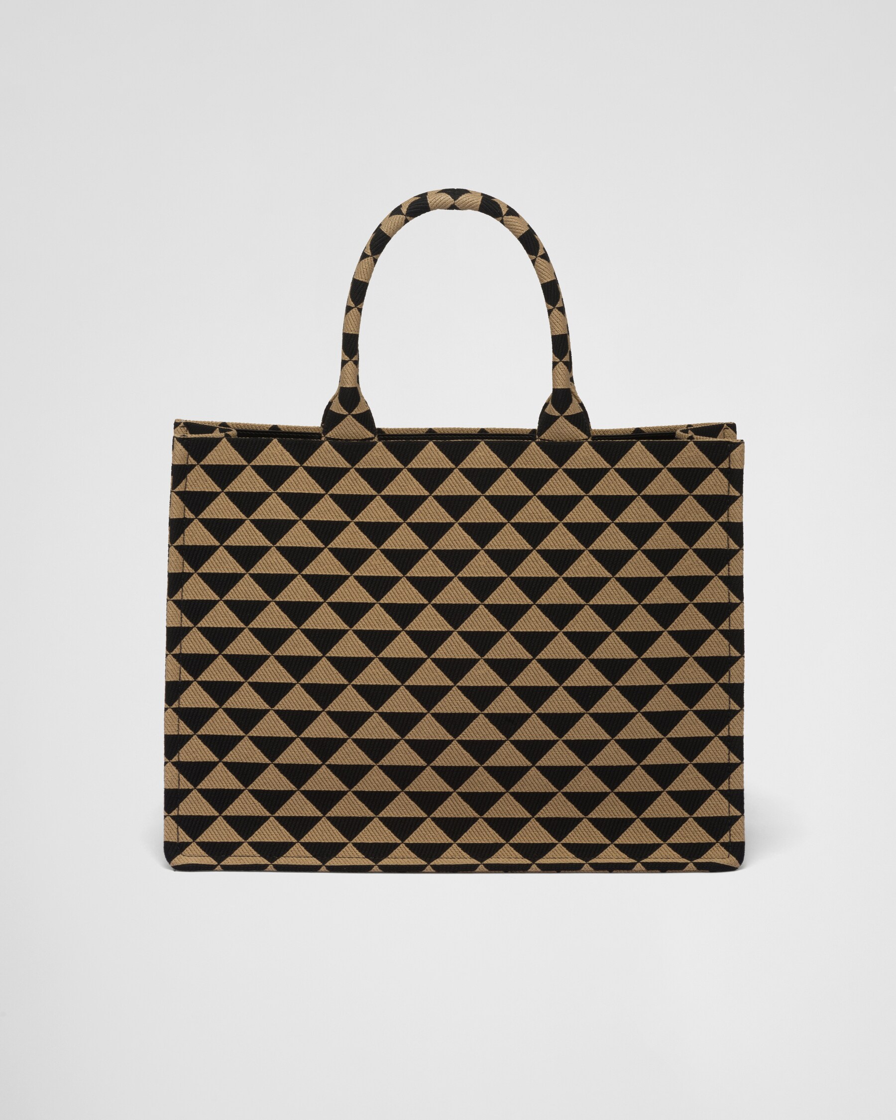 Prada Style Monogram Tote 188 Fondant detail 4