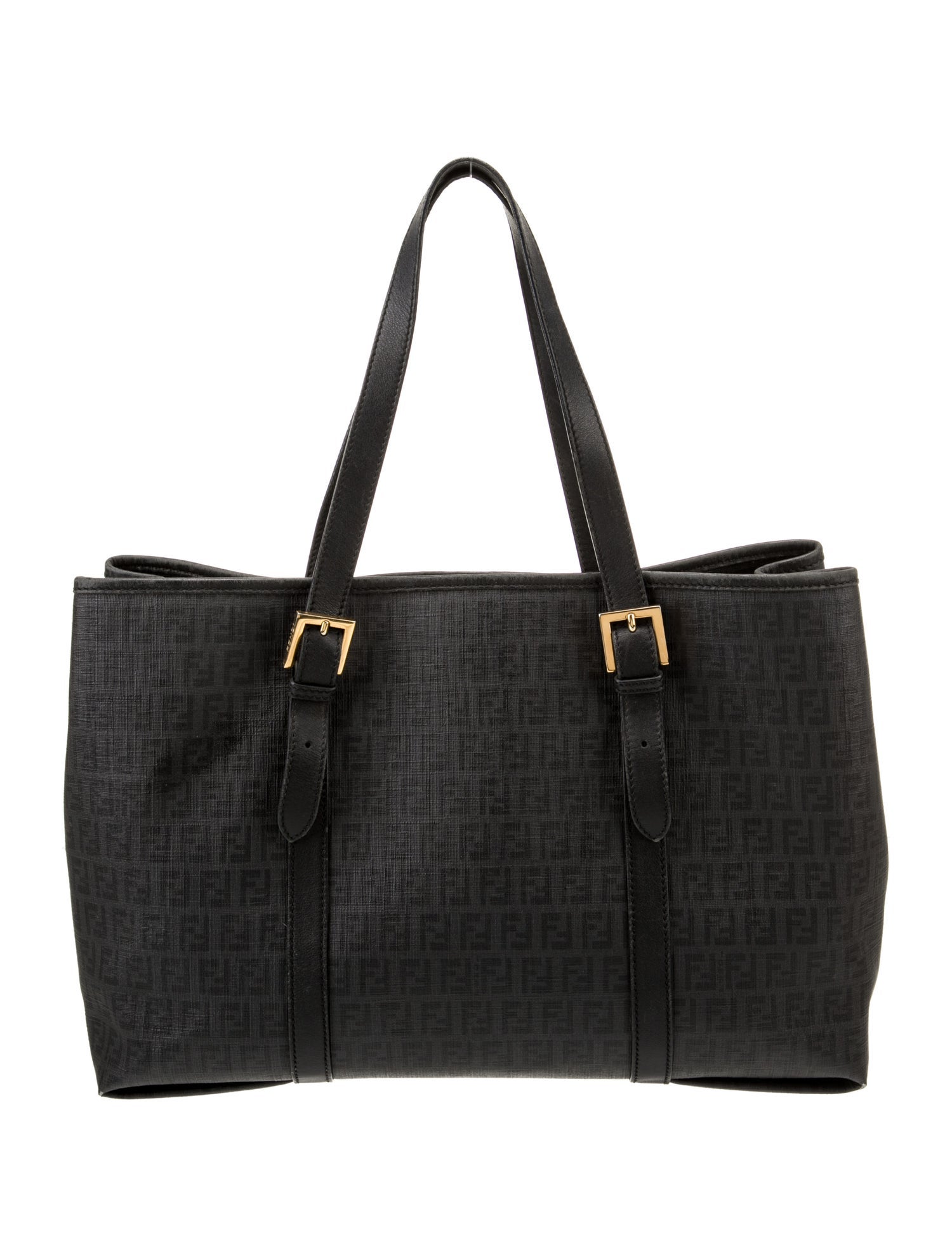 Fendi Style Book Tote 189 Caviar Black detail 2