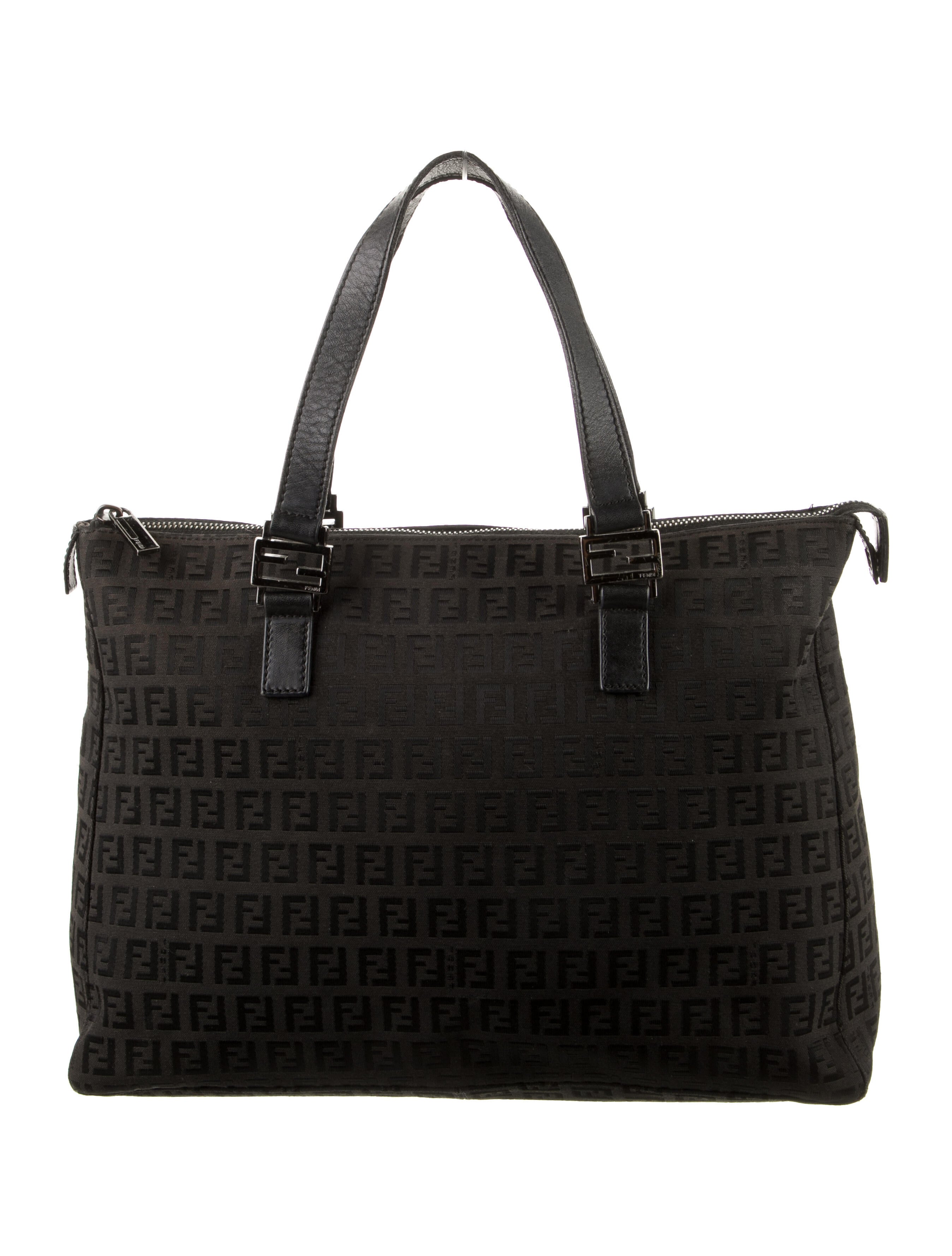 Fendi Style Book Tote 189 Caviar Black detail 4