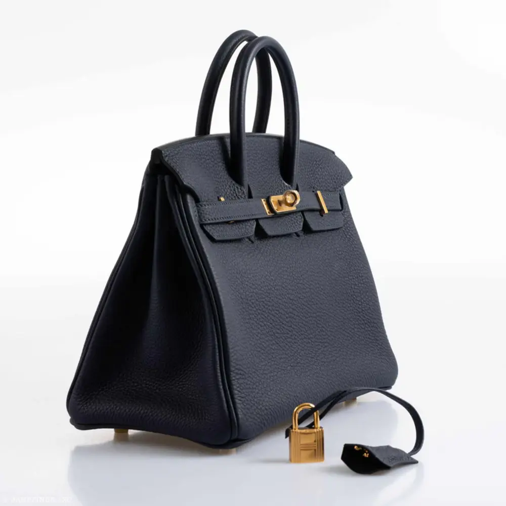 Balenciaga Style Birkin-Style 25 194 Bleu Nuit detail 4