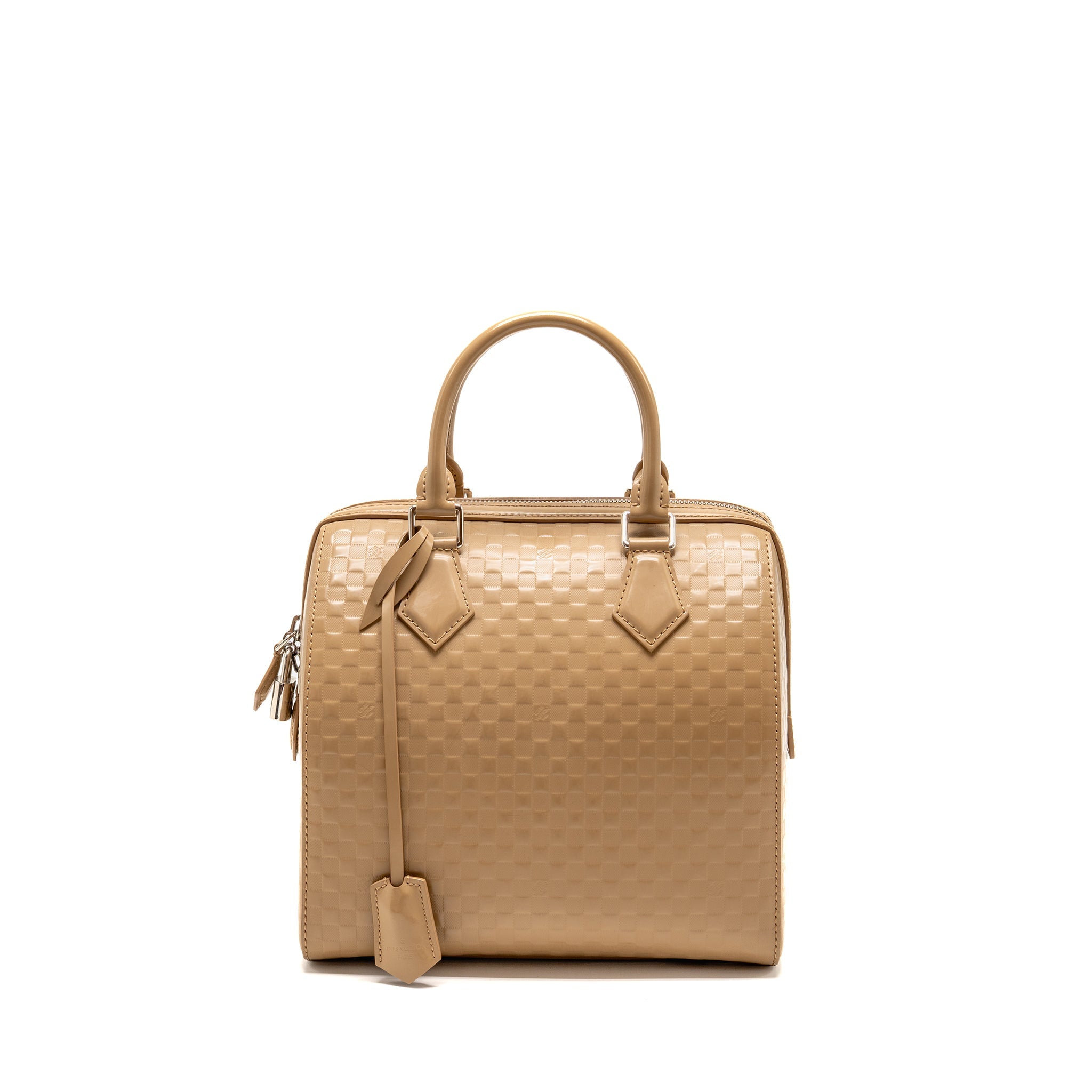 Gucci Style Damier Speedy 195 Beige detail 2