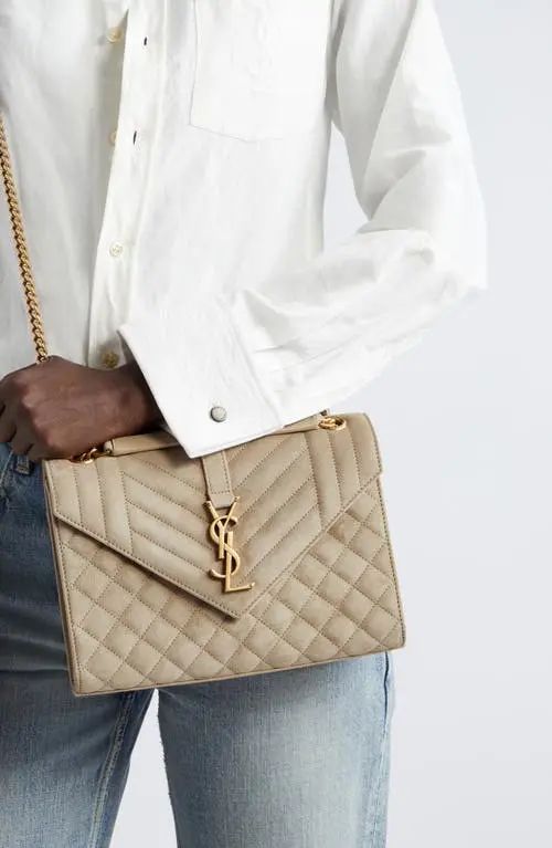 YSL Style Boy Bag 196 Beige detail 3